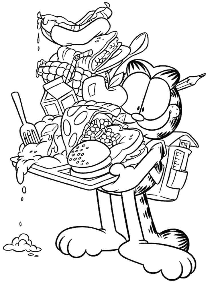 Garfield coloring pages. Download and print Garfield coloring pages.
