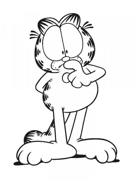 Garfield coloring pages