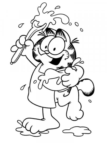 Garfield coloring pages