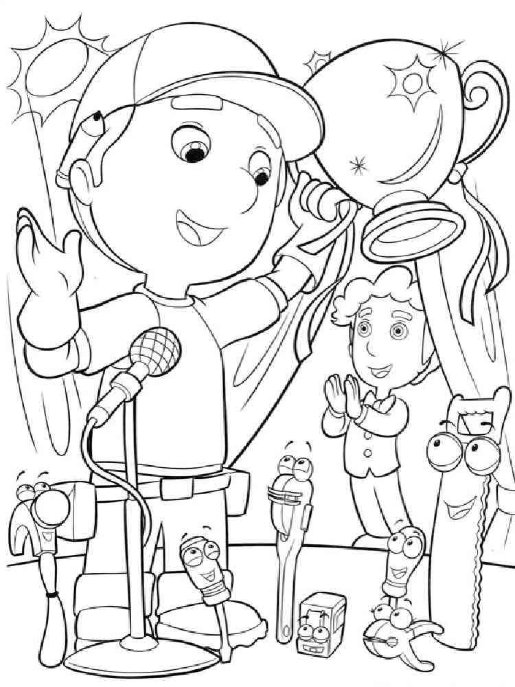 44+ Handy Andy Cartoon Coloring Pages