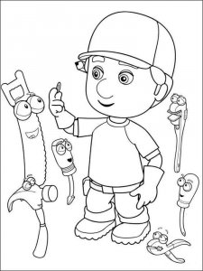 Handy Manny coloring page 2 - Free printable
