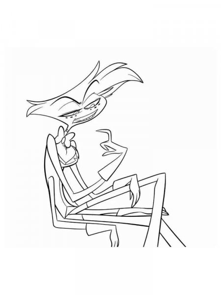 Hazbin Hotel coloring pages