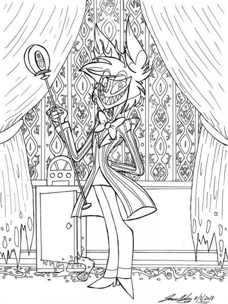 Hazbin Hotel coloring pages