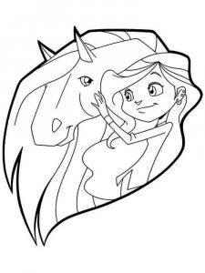 Horseland coloring page 1 - Free printable