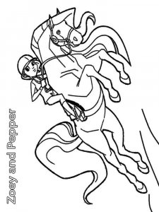 Horseland coloring page 13 - Free printable
