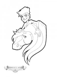 Horseland coloring page 20 - Free printable