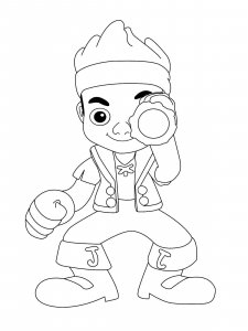 Jake and the Never Land Pirates coloring page 25 - Free printable