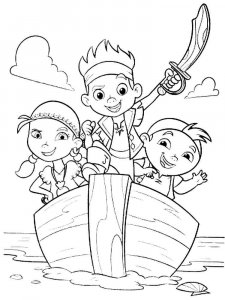 Jake and the Never Land Pirates coloring page 26 - Free printable