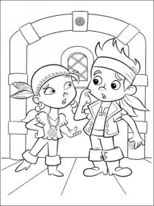 Jake and the Never Land Pirates coloring page 17 - Free printable