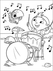 Jake and the Never Land Pirates coloring page 19 - Free printable