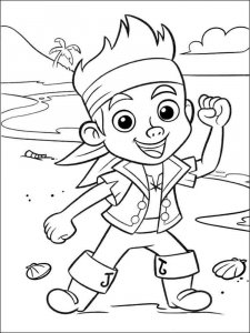 Jake and the Never Land Pirates coloring page 20 - Free printable