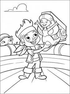 Jake and the Never Land Pirates coloring page 8 - Free printable