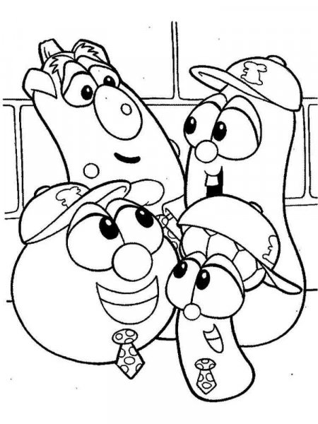 Larry Boy coloring pages