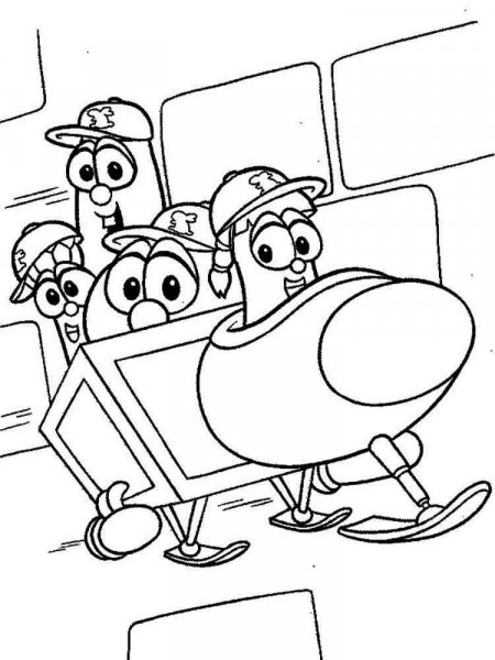 Larry Boy coloring pages