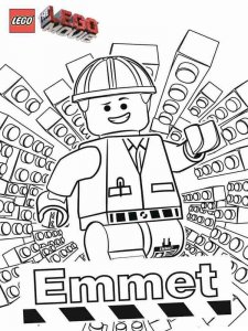 Lego coloring page 1 - Free printable