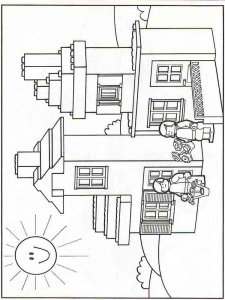Lego coloring page 14 - Free printable