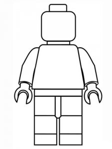 Lego coloring page 3 - Free printable