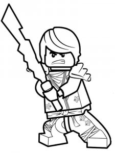 Lego coloring page 7 - Free printable