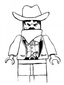 Lego coloring page 9 - Free printable