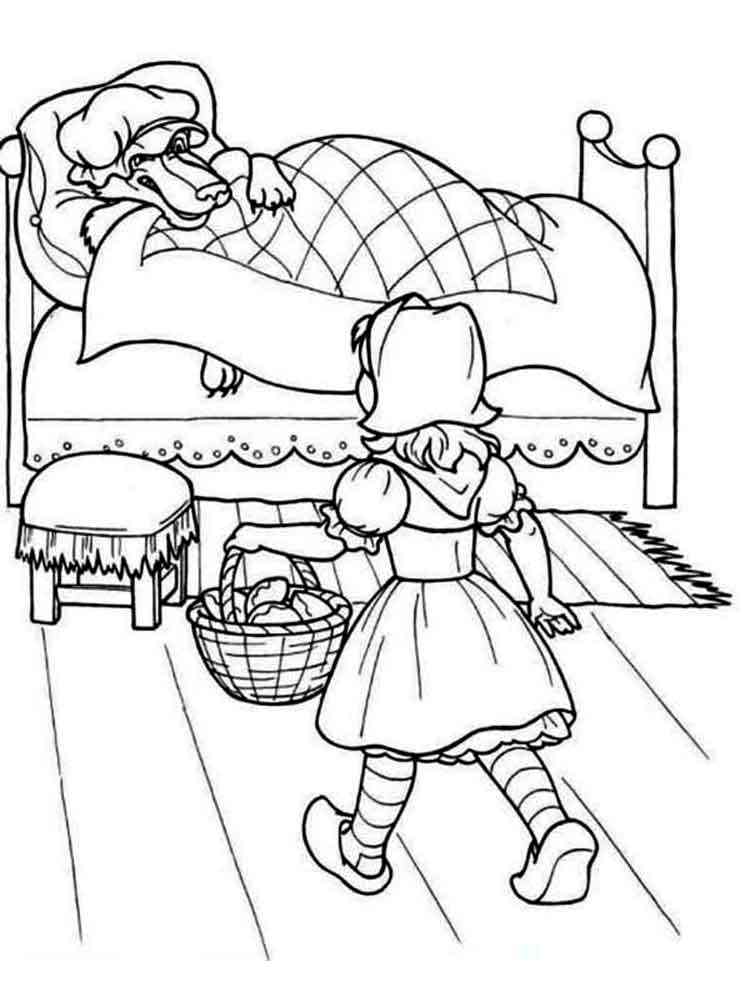 Little Red Coloring Page