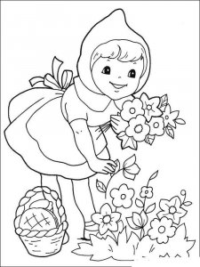 Little Red Riding Hood coloring page 5 - Free printable