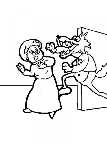 Little Red Riding Hood coloring pages