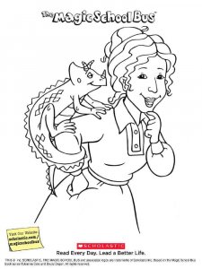 The Magic School Bus coloring page 10 - Free printable