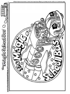 The Magic School Bus coloring page 13 - Free printable