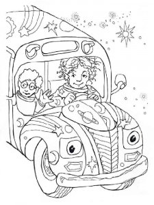 The Magic School Bus coloring page 8 - Free printable
