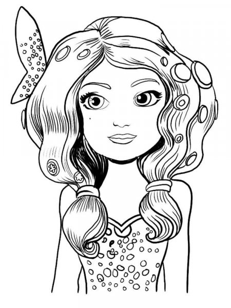 Mia and me coloring pages