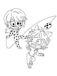 Miraculous: Tales of Ladybug & Cat Noir coloring page 53 - Free printable