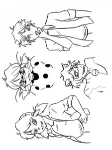 Miraculous: Tales of Ladybug & Cat Noir coloring page 10 - Free printable