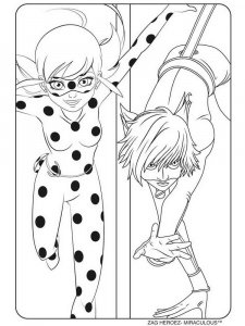 Miraculous: Tales of Ladybug & Cat Noir coloring page 17 - Free printable