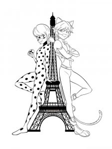 Miraculous: Tales of Ladybug & Cat Noir coloring page 33 - Free printable