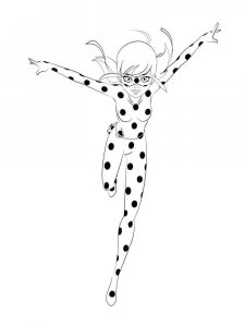 Miraculous: Tales of Ladybug & Cat Noir coloring page 4 - Free printable