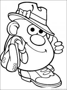 Mr. Potato Head coloring page 8 - Free printable