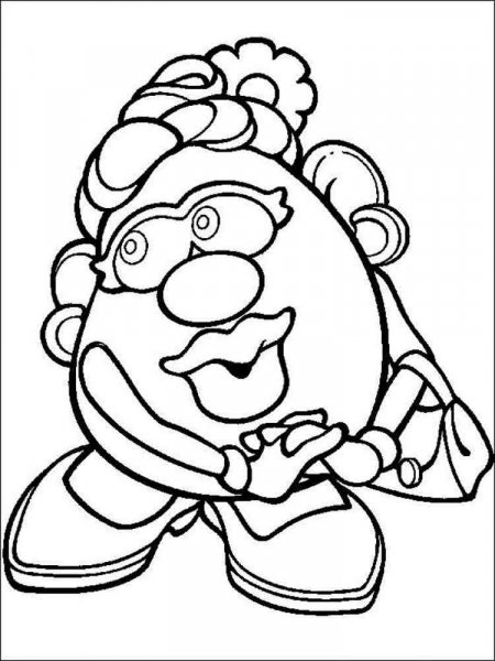 Mr Potato Head coloring pages