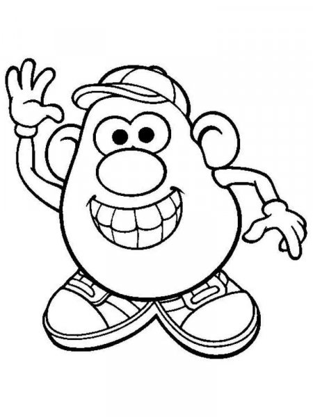 Mr Potato Head coloring pages