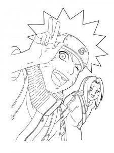 Naruto coloring page 18 - Free printable