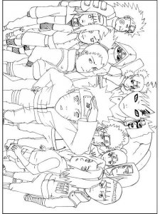 Naruto coloring page 26 - Free printable