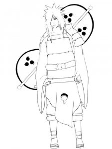 Naruto coloring page 34 - Free printable
