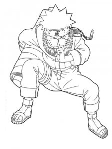 Naruto coloring page 6 - Free printable