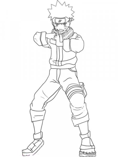 Naruto coloring pages