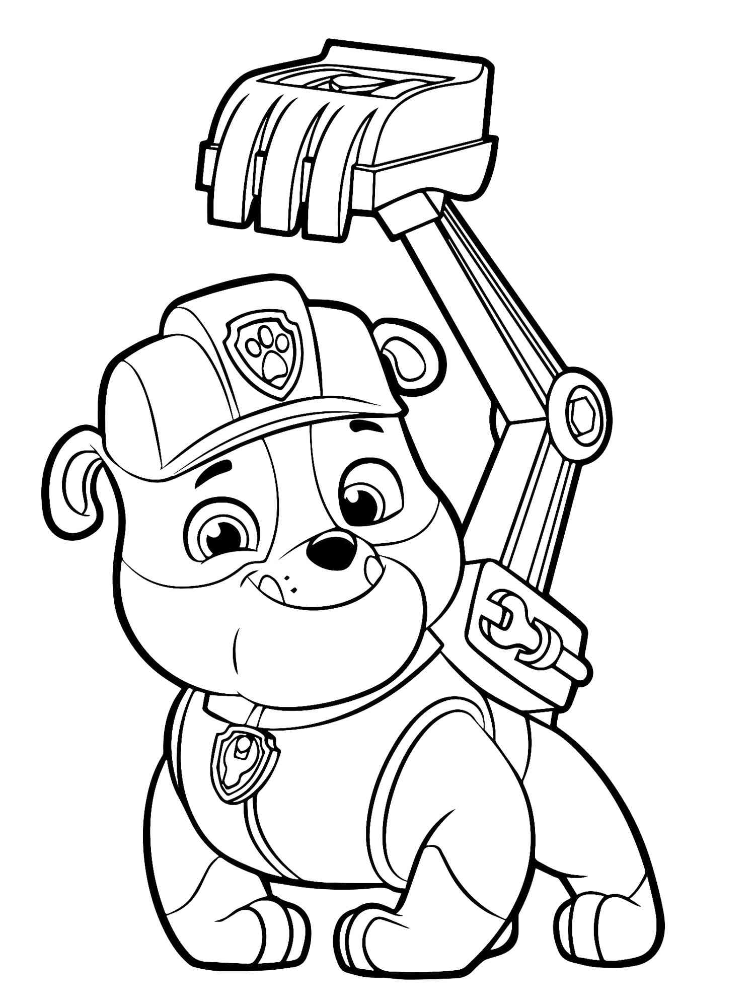 Paw Patrol coloring pages. Free Paw coloring pages.