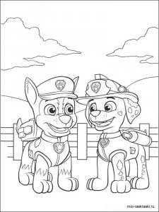 PAW Patrol coloring page 7 - Free printable