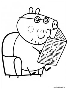 Peppa Pig coloring page 5 - Free printable