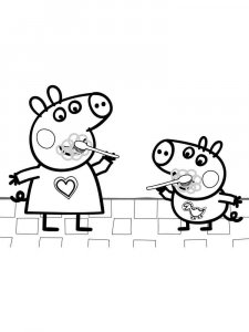 Peppa Pig coloring page 50 - Free printable