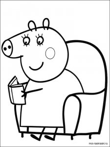Peppa Pig coloring page 6 - Free printable
