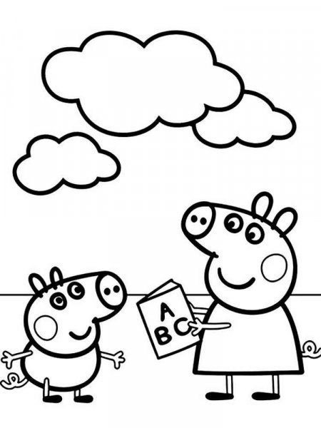 Peppa Pig coloring pages