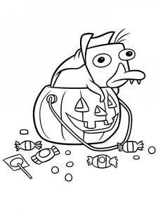 Phineas and Ferb coloring page 61 - Free printable